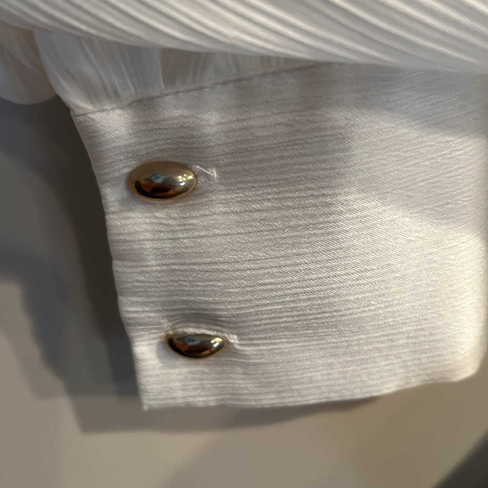 Zara Silk Long Sleeve Tops (3) - Picture 13 of 16